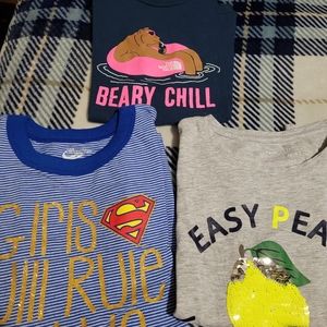 Girls cute tee lot